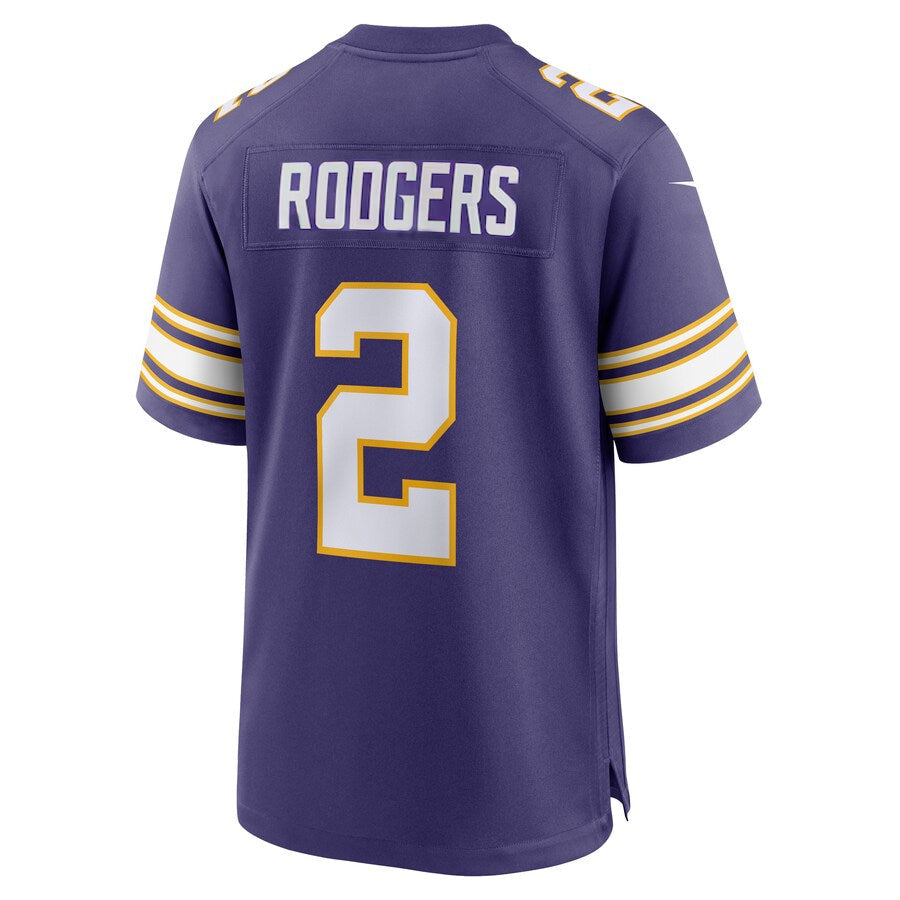 MN.Vikings #2 Isaiah Rodgers Player Purple Classic Game Football Jerseys football jersey product view 1