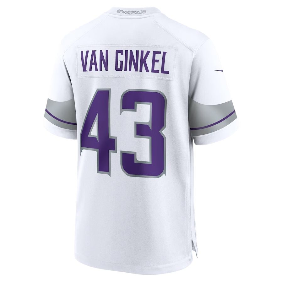 MN.Vikings #43 Andrew Van Ginkel Player White Game Stitched American Football Jerseys football jersey product view 1