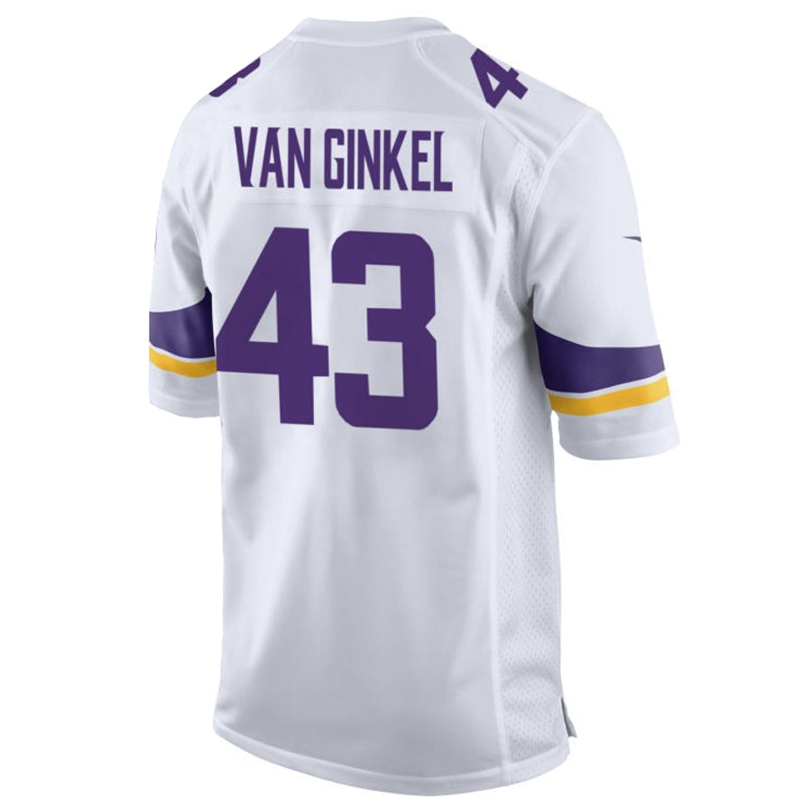 MN.Vikings #43 Andrew Van Ginkel Player Purple Home Game Football Jerseys football jersey product view 1