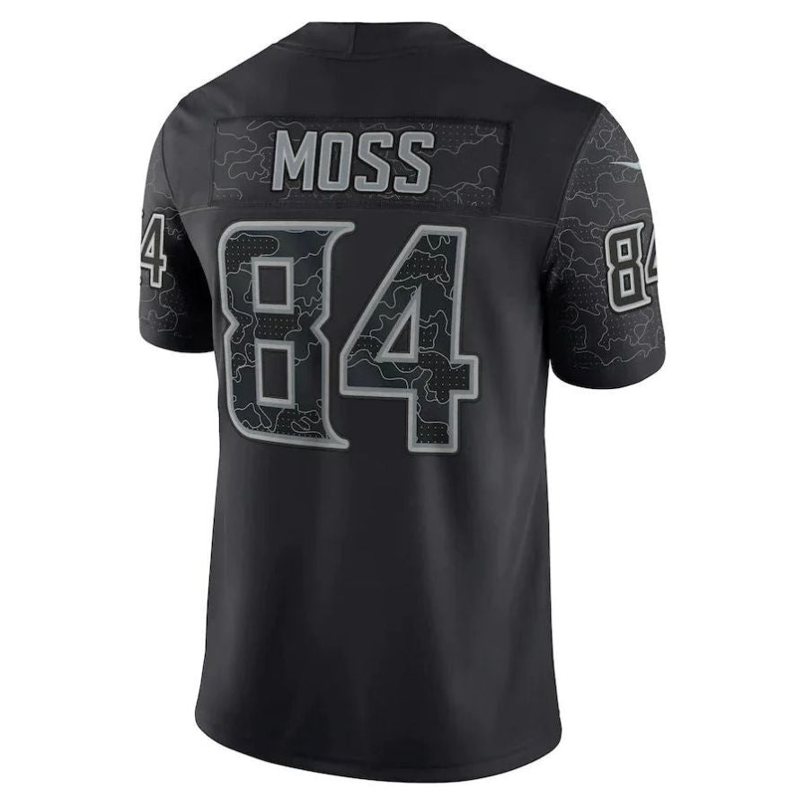 MN.Vikings #84 Randy Moss Black Retired Player RFLCTV Limited Player Jersey Stitched American Football Jerseys football jersey product view 1