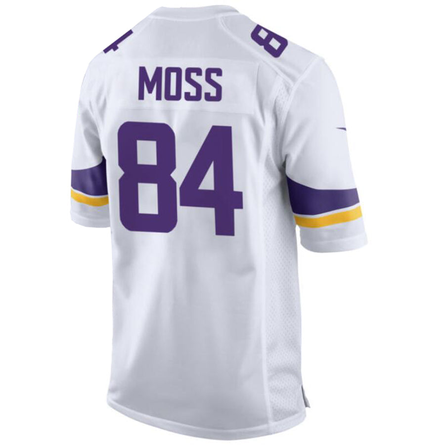 MN.Vikings #84 Randy Moss Player White Game Football Jerseys football jersey product view 1
