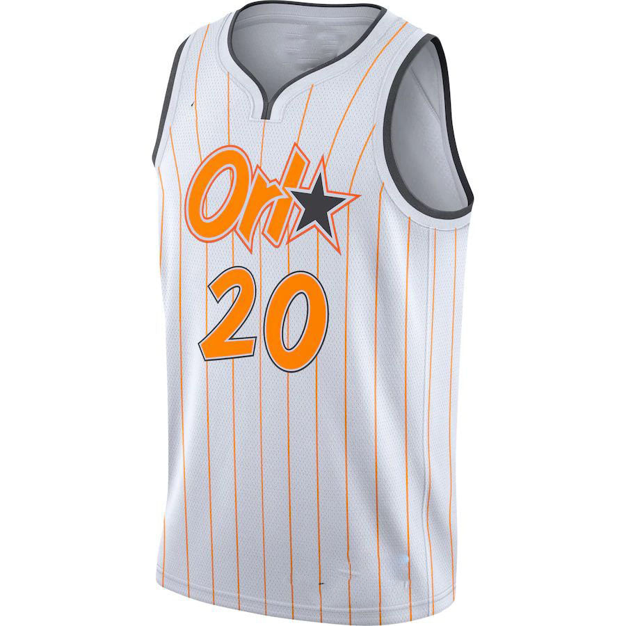 O.Magic #20 Markelle Fultz 2020-21 Swingman Jersey City Edition White Stitched American Basketball Jersey basketball jersey product view 1
