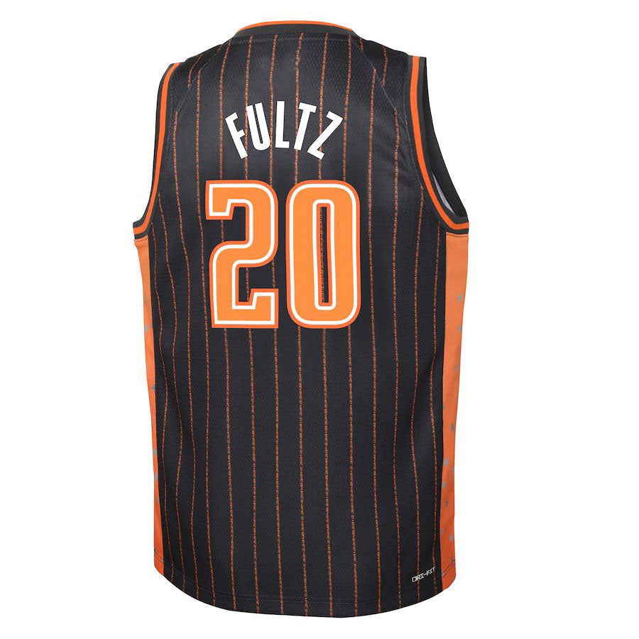 O.Magic #20 Markelle Fultz 2021-22 Swingman Jersey City Edition Anthracite Stitched American Basketball Jersey basketball jersey product view 1