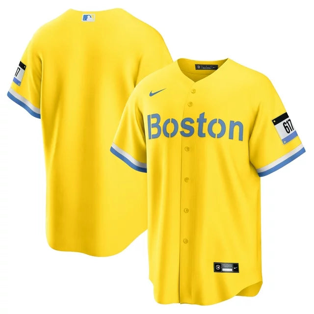 Boston Red Sox City Connect Jerseys baseball jersey product view 1