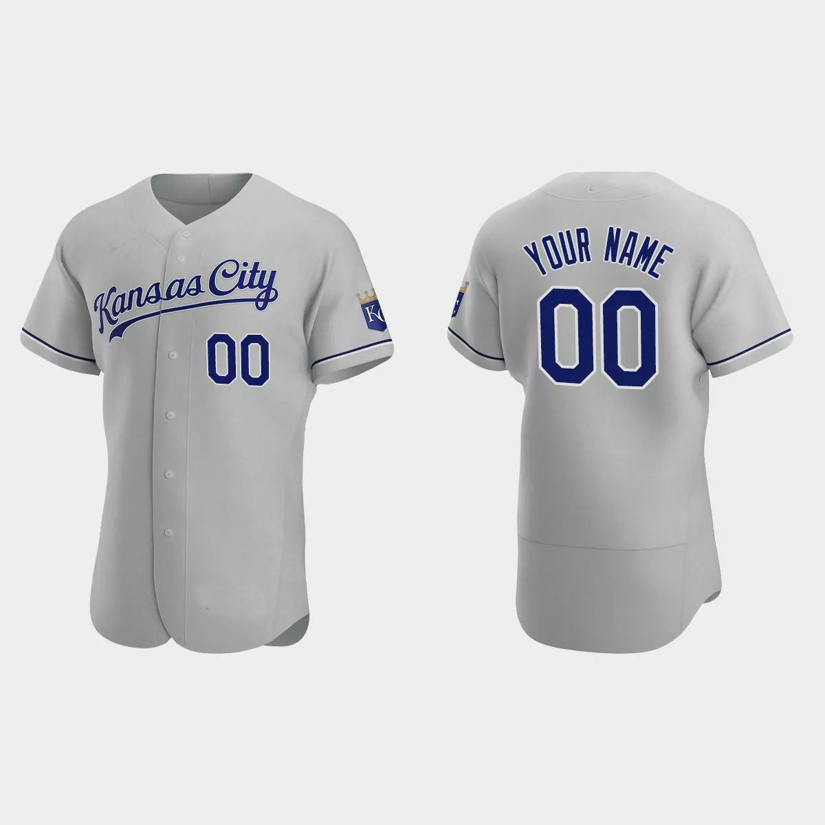Custom Los Angeles Angels Gray Authentic 2020 Road Jersey Stitched Baseball Jerseys baseball jersey product view 1