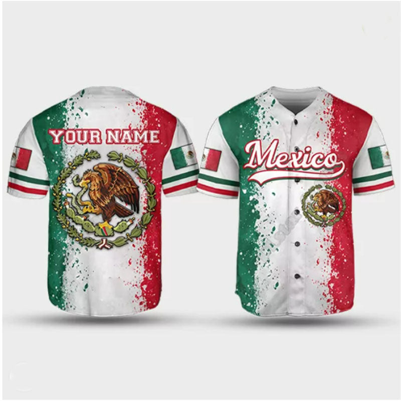 Mexico 2023 World Baseball Classic Baseball Jersey ¨C White Stitches Baseball Jerseys baseball jersey product view 1