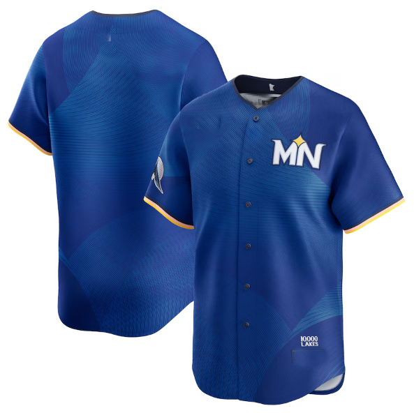 Minnesota Twins Royal 2024 City Connect Limited Blank Baseball Jersey baseball jersey product view 1