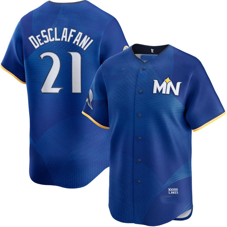Minnesota Twins #21 Anthony DeSclafani City Connect Limited Baseball Jersey baseball jersey product view 1