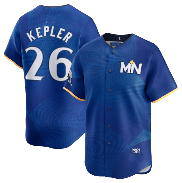 Minnesota Twins #26 Max Kepler Royal 2024 City Connect Limited Baseball Jersey baseball jersey product view 1
