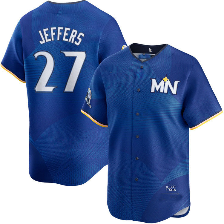 Minnesota Twins #27 Ryan Jeffers City Connect Limited Baseball Jersey baseball jersey product view 1