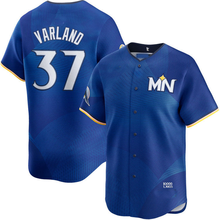 Minnesota Twins #37 Louie Varland City Connect Limited Baseball Jersey baseball jersey product view 1