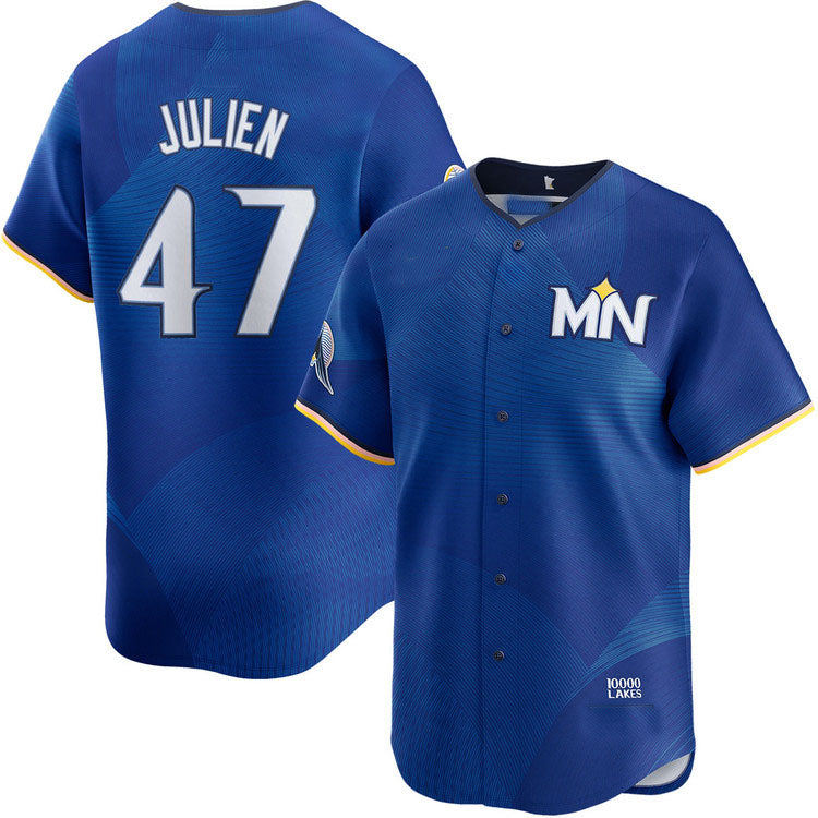 Minnesota Twins #47 Edouard Julien City Connect Limited Baseball Jersey baseball jersey product view 1
