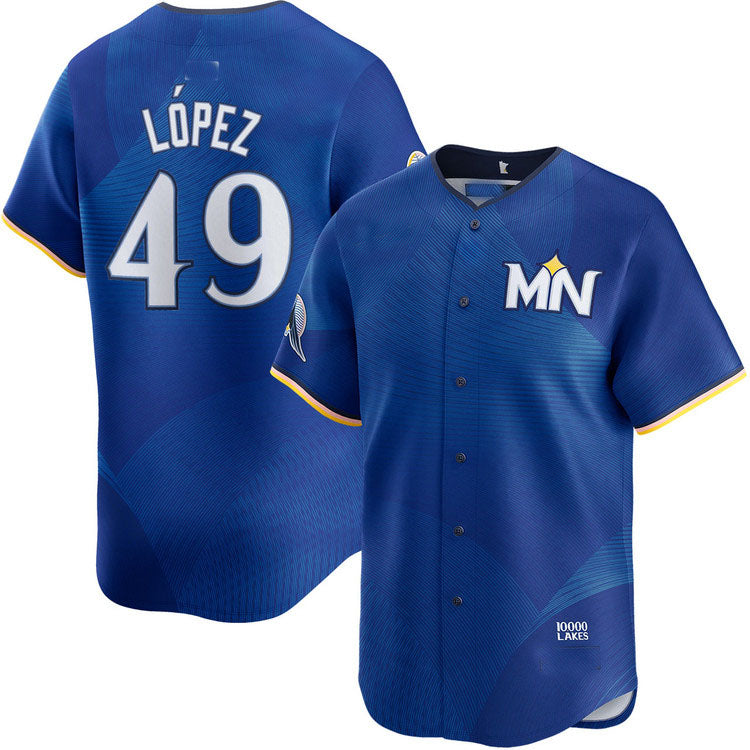 Minnesota Twins #49 Pablo Lopez City Connect Limited Baseball Jersey baseball jersey product view 1