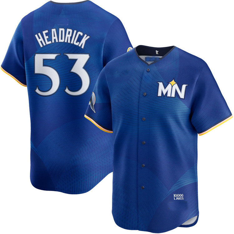 Minnesota Twins #53 Brent Headrick City Connect Limited Baseball Jersey baseball jersey product view 1