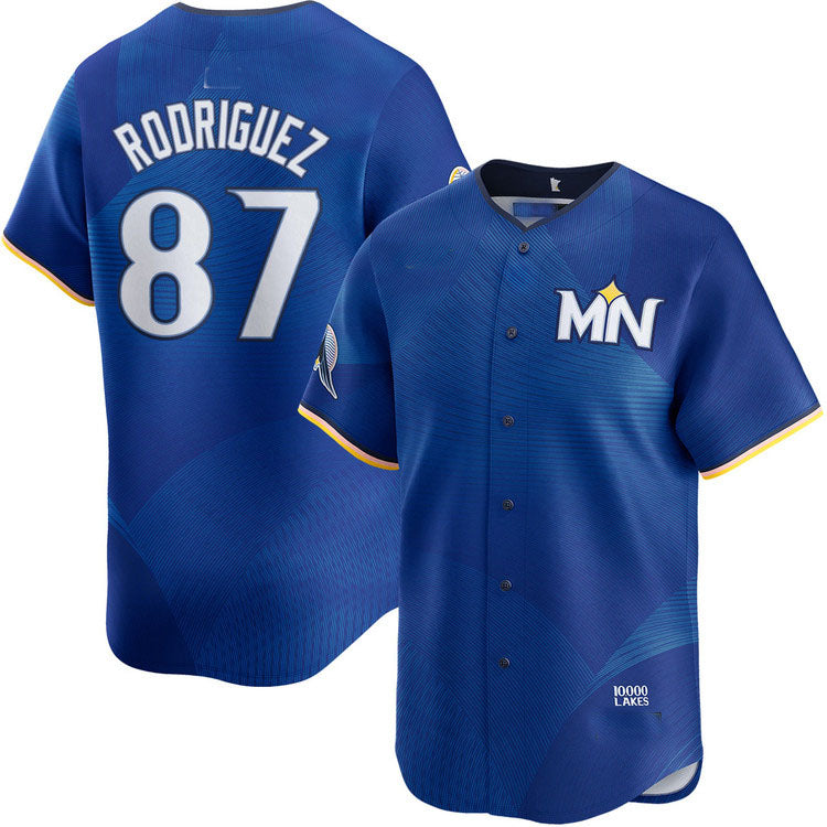 Minnesota Twins #87 Emmanuel Rodriguez City Connect Limited Baseball Jersey baseball jersey product view 1