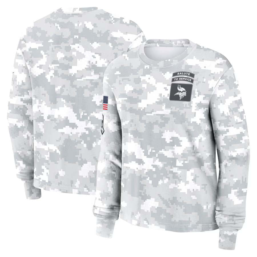 MN.Vikings Salute To Service Club Pullover Player Jersey Birthday gifts Stitched American Football Jerseys football jersey product view 1
