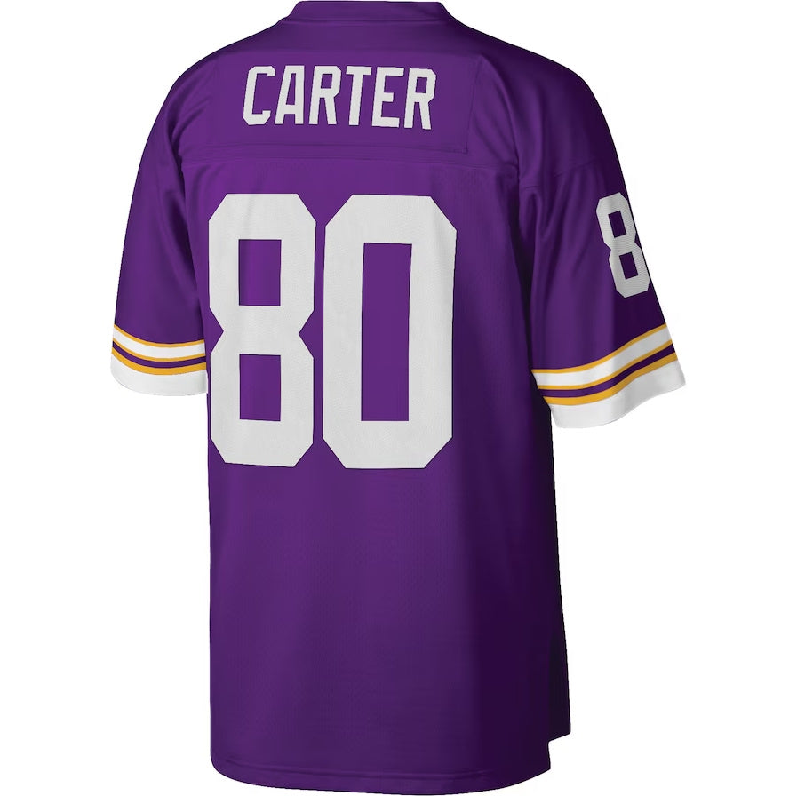 MN.Vikings #80 Cris Carter Player Legacy Replica Jersey - Purple Stitched American Football Jerseys football jersey product view 1