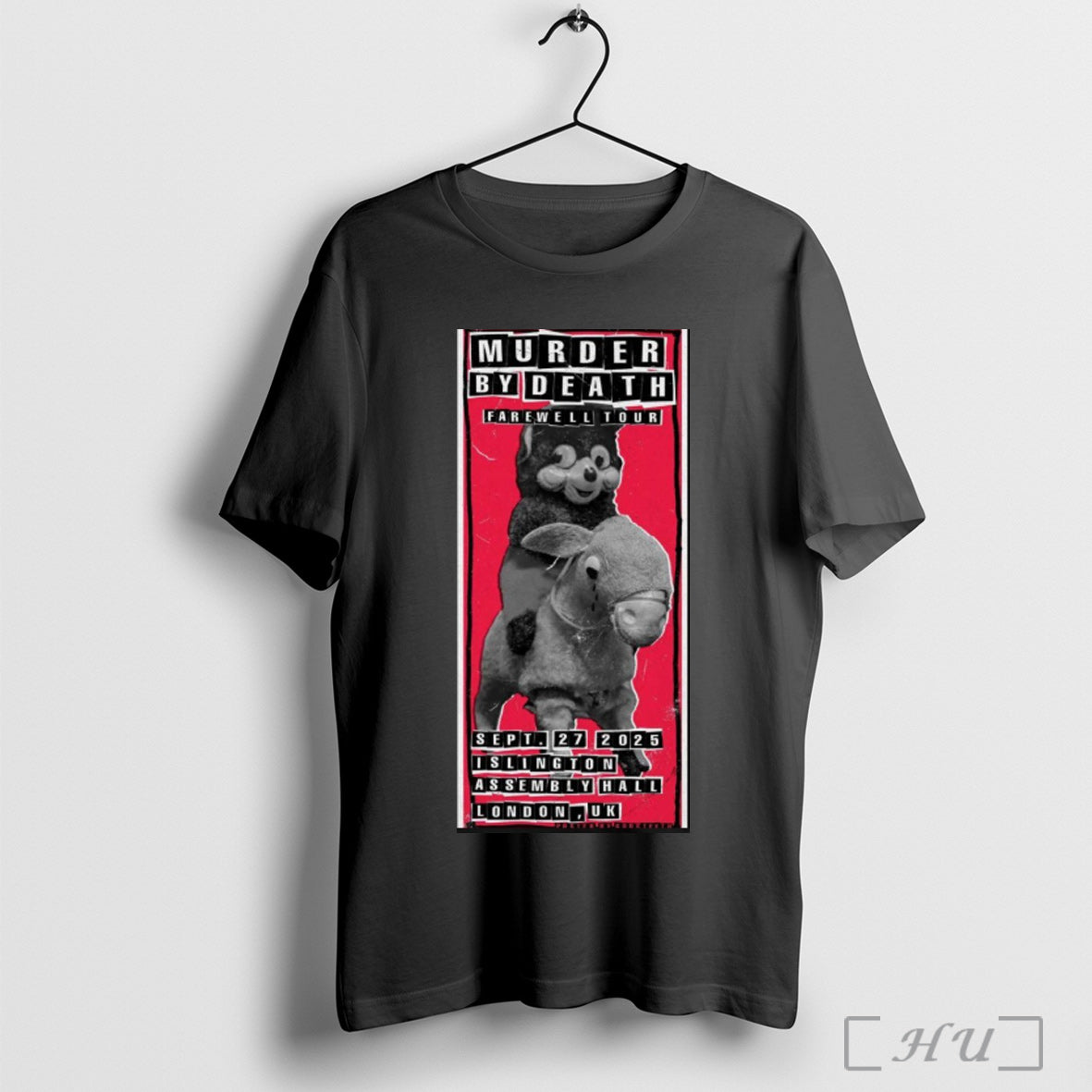 Murder By Death London Uk 9 27 2025 Poster - Adult & Kids T-Shirts, Sweatshirts & Hoodies apparel design preview 1