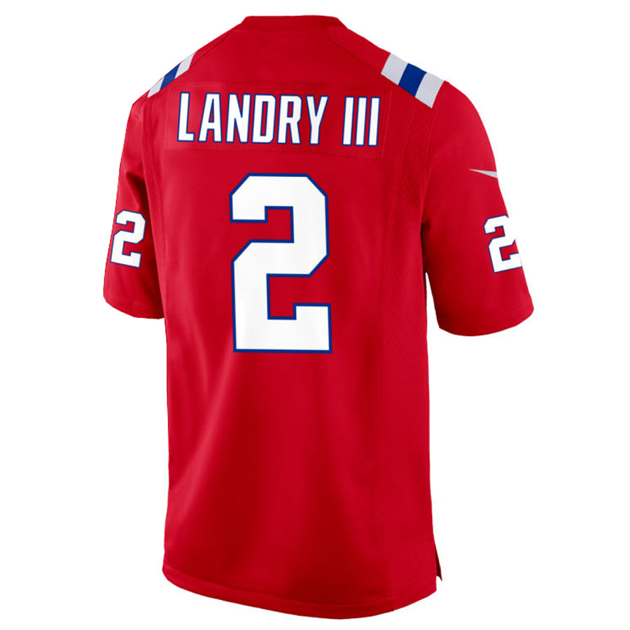 NE.Patriots #2 Harold Landry III Player Red Home Game Football Jerseys football jersey product view 1