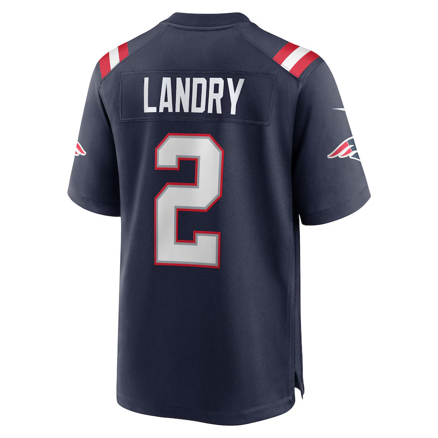 NE.Patriots #2 Harold Landry Player Navy Home Game Football Jerseys football jersey product view 1