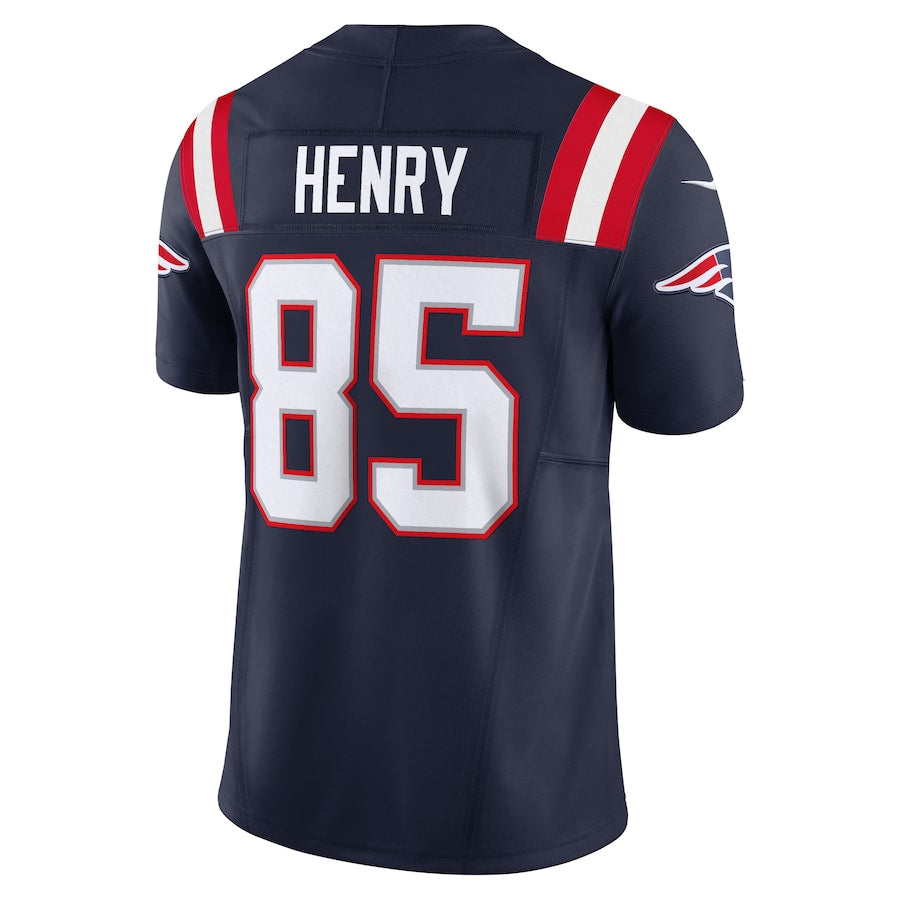 NE.Patriots #85 Hunter Henry Player Navy Vapor F.U.S.E. Limited Football Jerseys football jersey product view 1