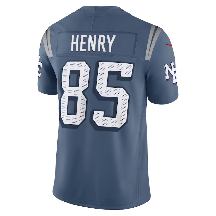NE.Patriots #85 Hunter Henry Player Storm Blue Rivalries Collection Limited Foothball Jerseys football jersey product view 1