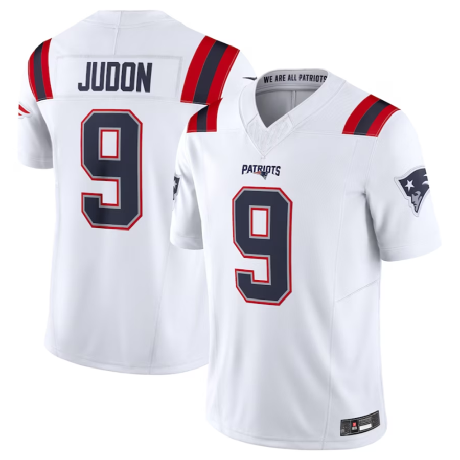 #9 Matthew Judon Player NE.Patriots White Vapor F.U.S.E. Limited Football Jerseys football jersey product view 2