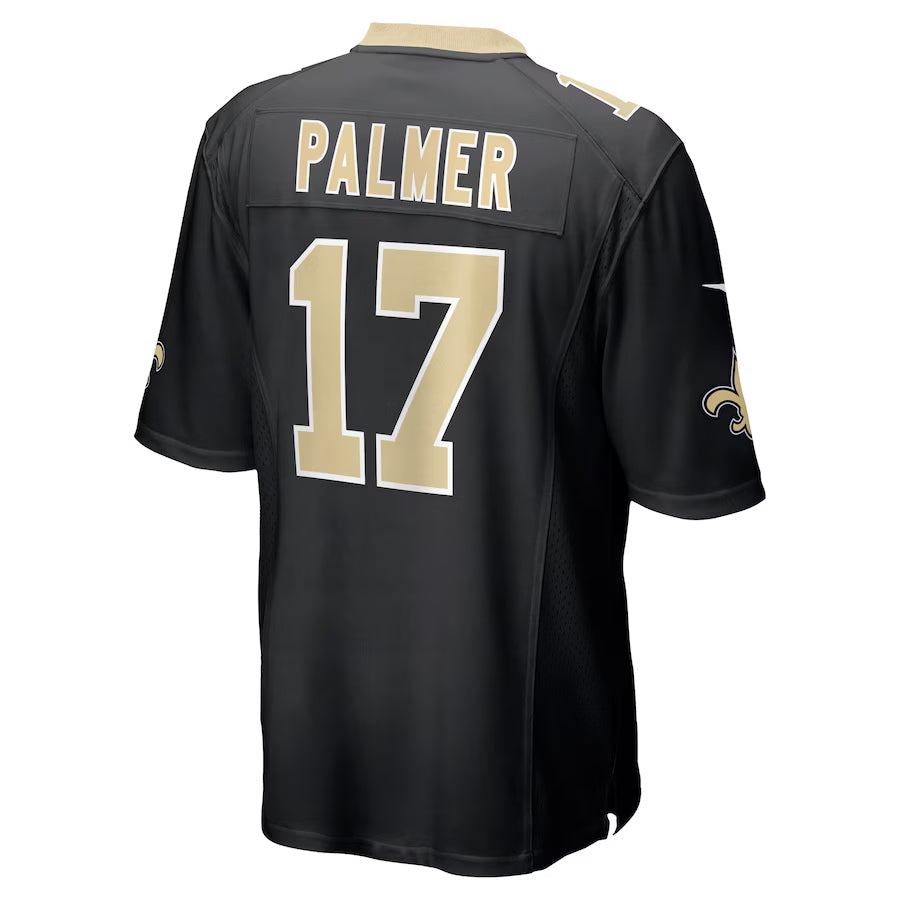 NO.Saints #17 Trey Palmer Player Black Home Game Football Jerseys football jersey product view 1