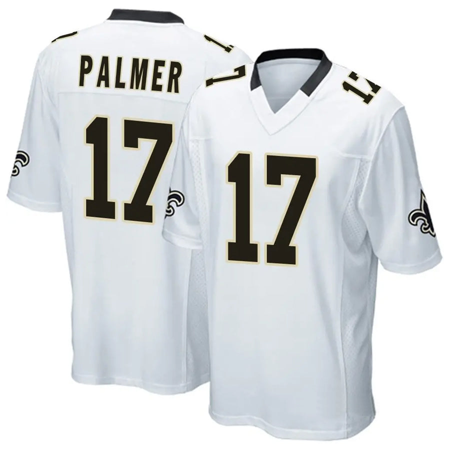 NO.Saints #17 Trey Palmer Player White Home Game Football Jerseys football jersey product view 1