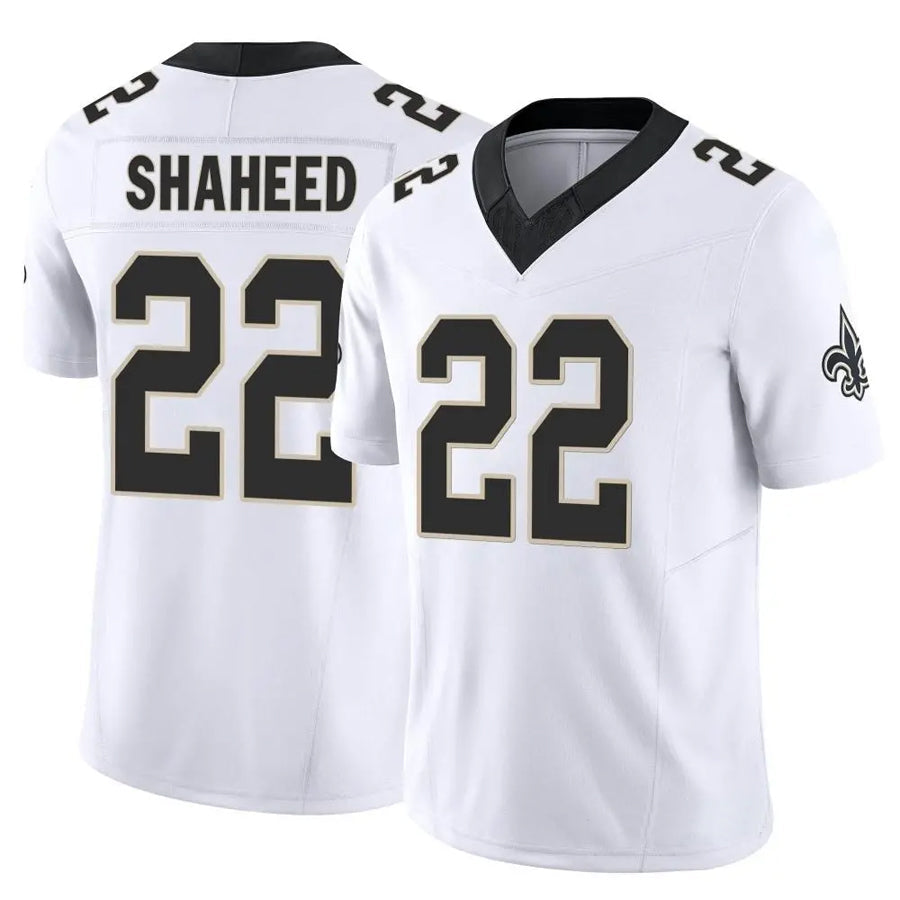 NO.Saints #22 Rashid Shaheed Player White Vapor F.U.S.E. Limited Football Jerseys football jersey product view 1
