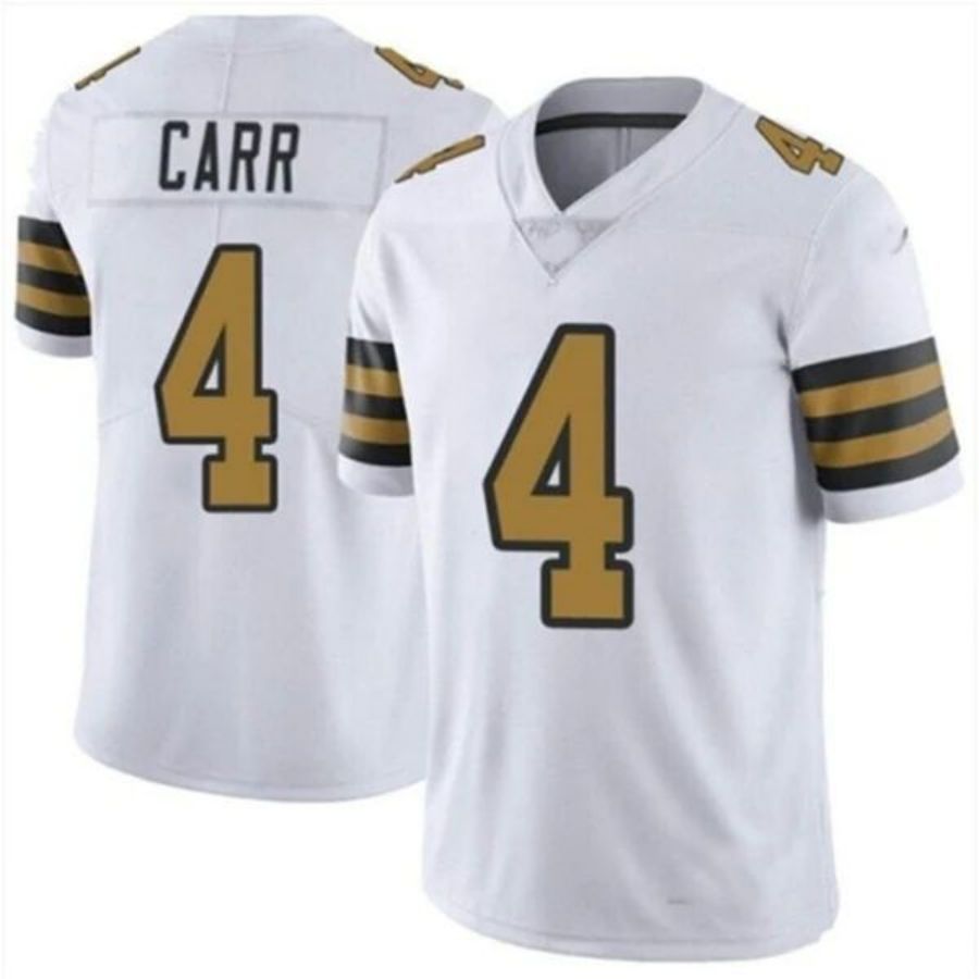#4 Derek Carr Player NO.Saints White Vapor Limited Football Jerseys football jersey product view 1
