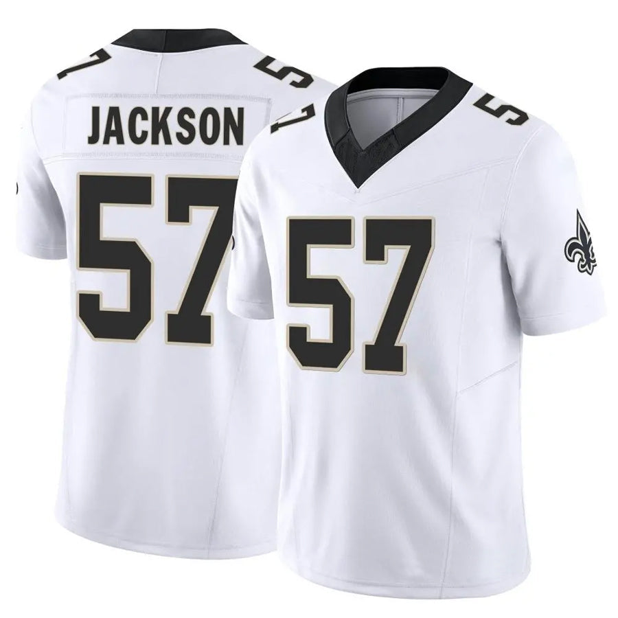 NO.Saints #57 Rickey Jackson Player White Vapor F.U.S.E. Limited Football Jerseys football jersey product view 1