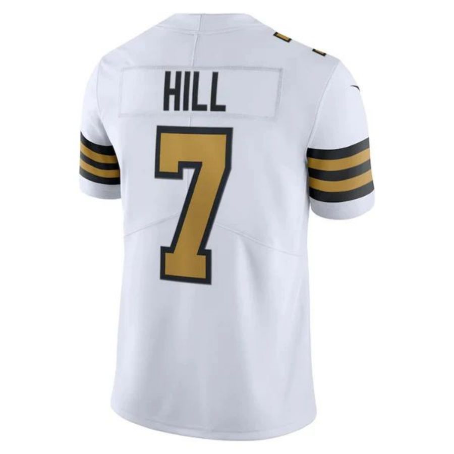 #7 Taysom Hill Player NO.Saints White Alternate Vapor Limited Football Jerseys football jersey product view 1