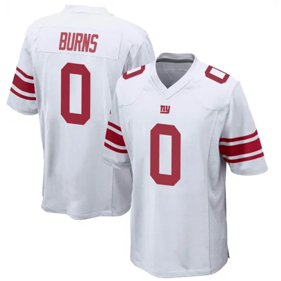 NY.Giants #0 Brian Burns Player White Game Football Jerseys football jersey product view 1