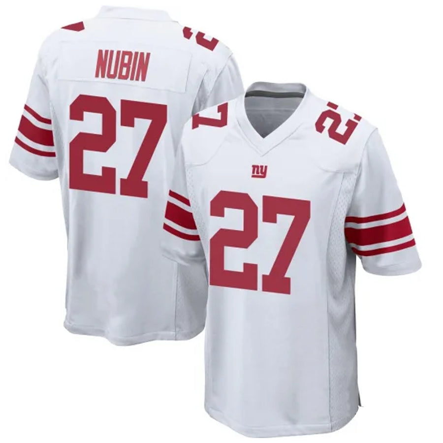 NY.Giants #27 Tyler Nubin Player White Game Football Jerseys football jersey product view 1