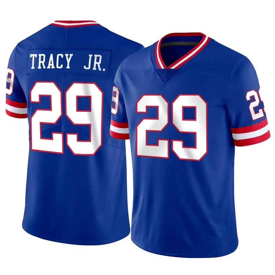 NY.Giants #29 Tyrone Tracy Jr. Player Royal Vapor Limited Football Jerseys football jersey product view 1