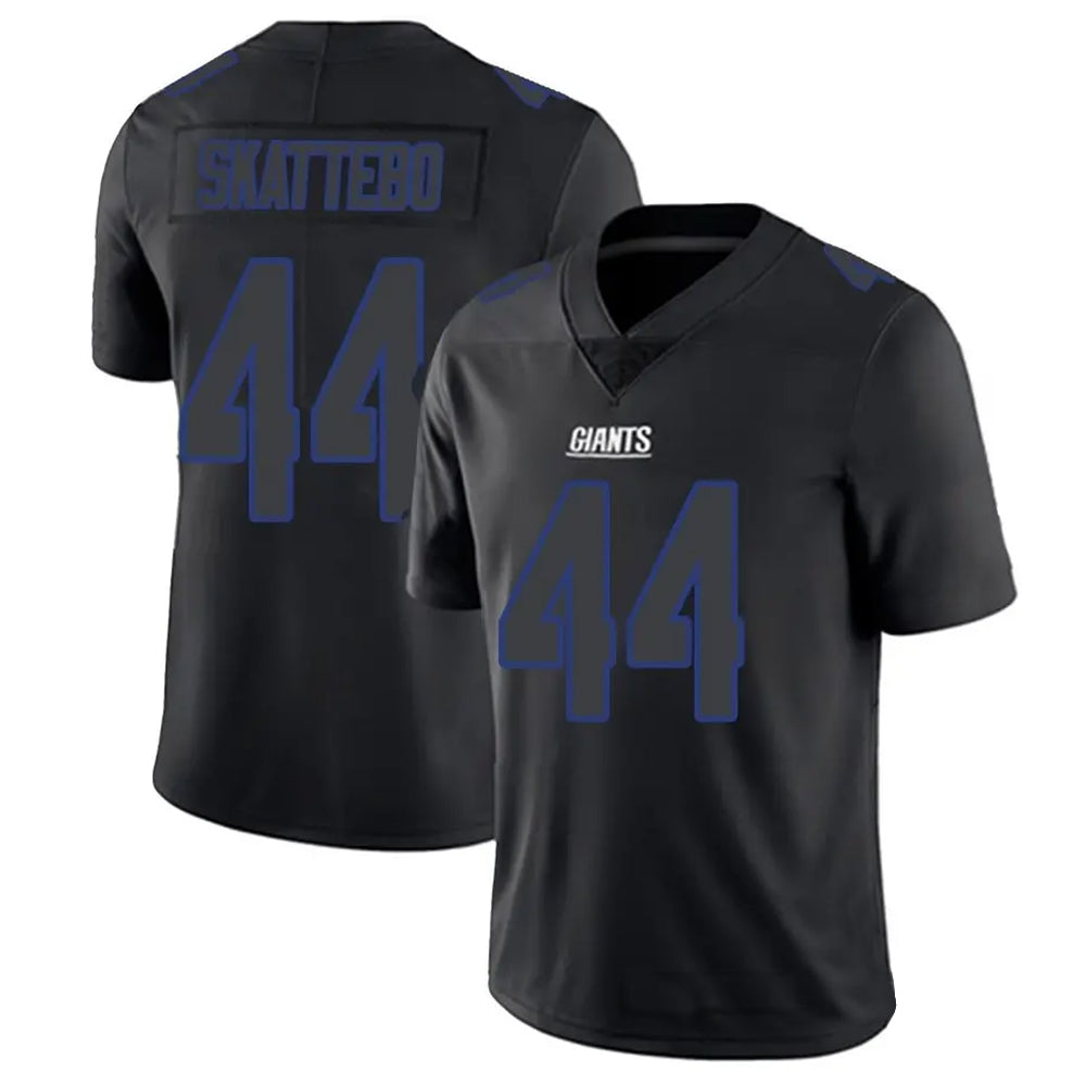 NY.Giants #44 Cam Skattebo Player Limited Black Impact Football Jerseys football jersey product view 1
