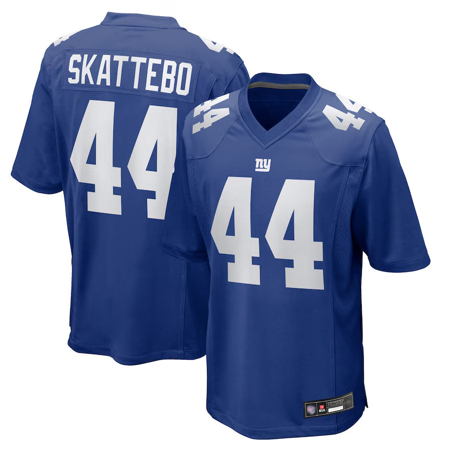 NY.Giants #44 Cam Skattebo Player Royal Team Game Football Jerseys football jersey product view 1