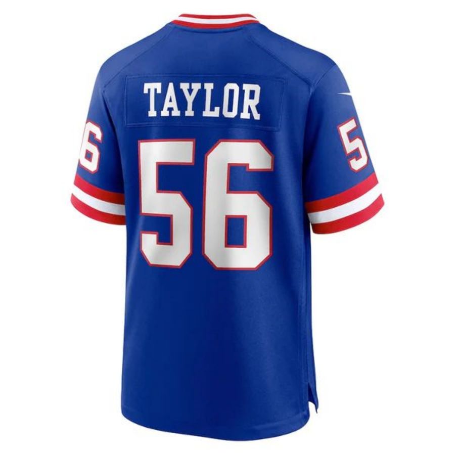#56 Lawrence Taylor Player NY.Giants Royal Classic Game Football Jerseys football jersey product view 1