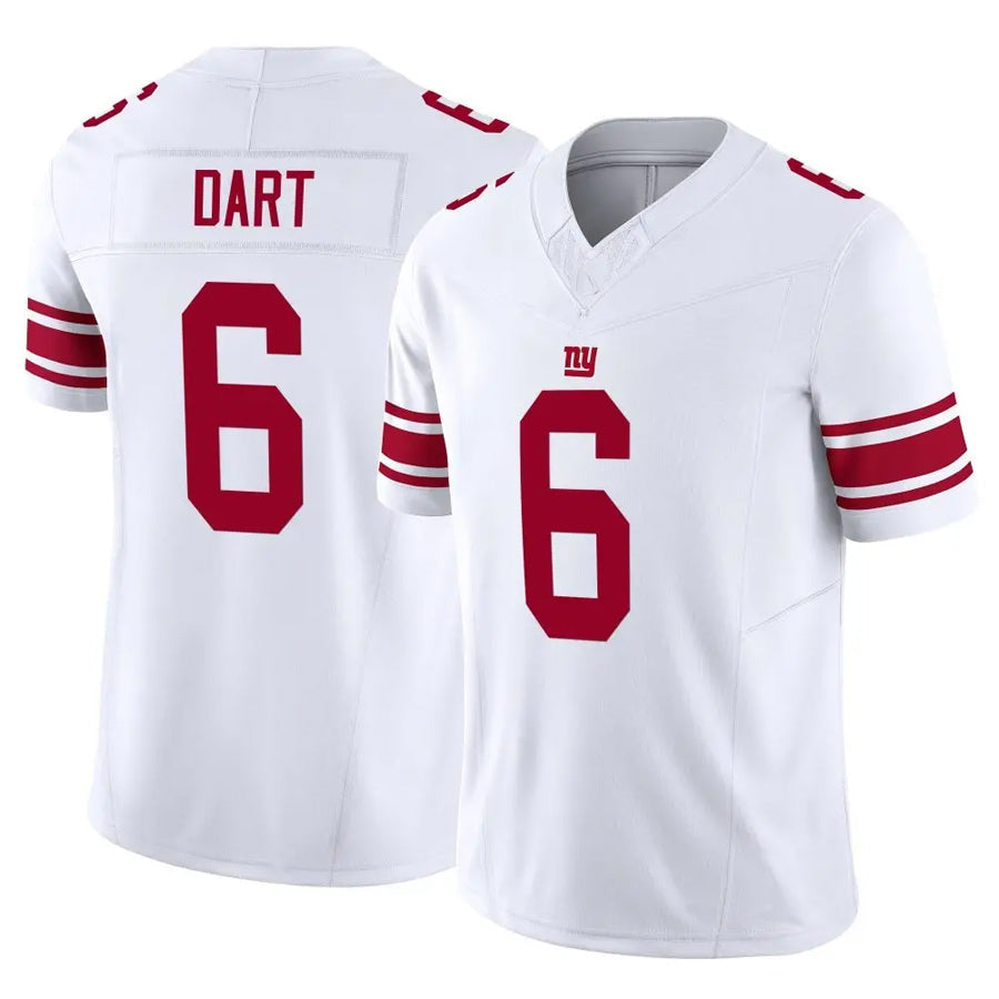 NY.Giants #6 Jaxson Dart Player White Vapor F.U.S.E. Limited Football Jerseys football jersey product view 1