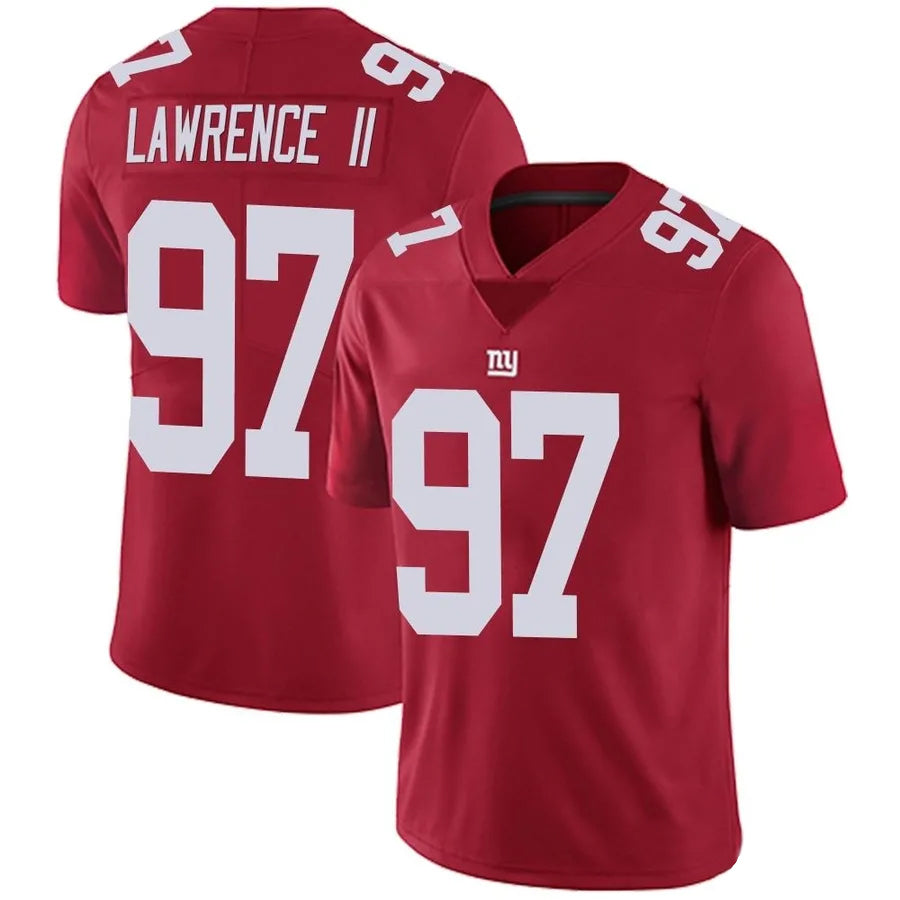 NY.Giants #97 Dexter Lawrence II Player Vapor Red Limited Football Jerseys football jersey product view 1