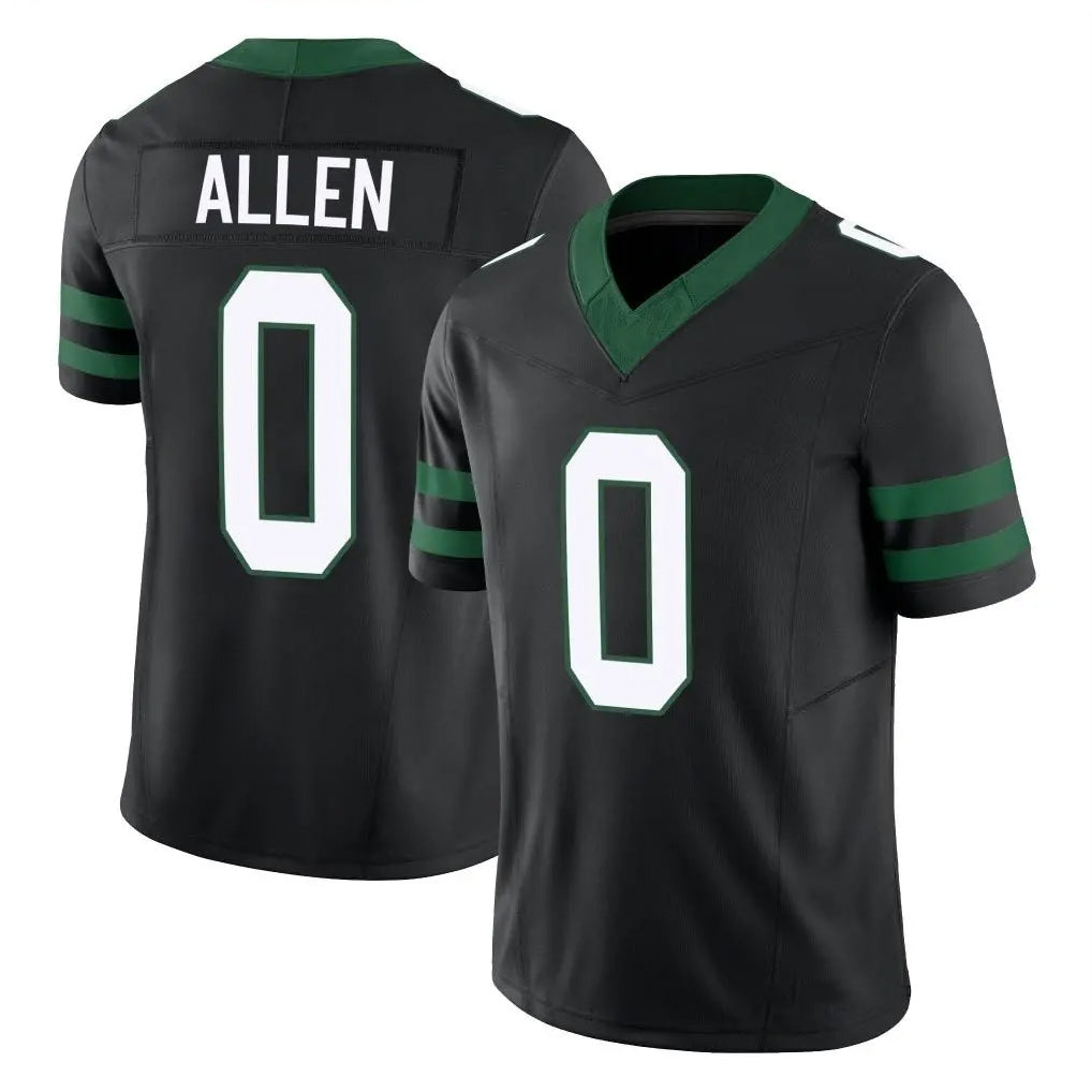 NY.Jets #0 Braelon Allen Player Black Vapor F.U.S.E. Limited Football Jerseys football jersey product view 1