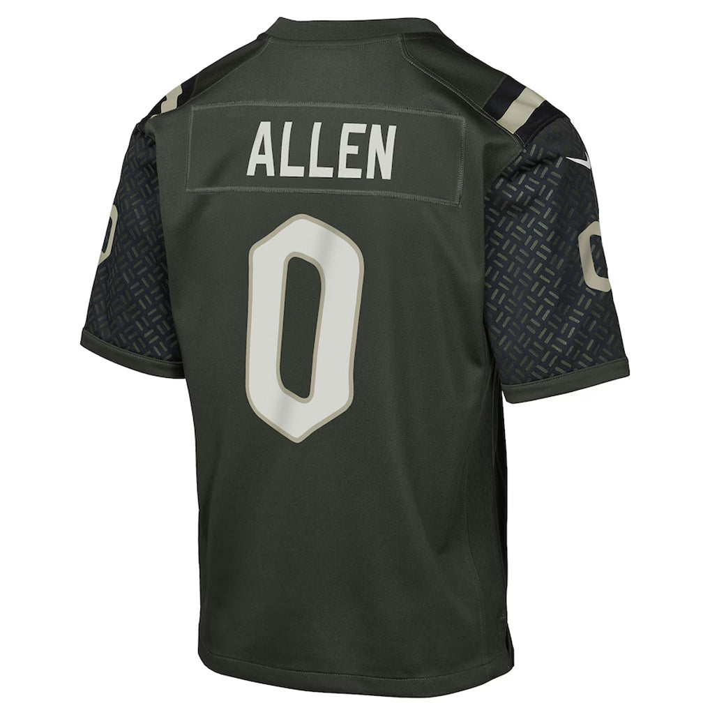 NY.Jets #0 Braelon Allen Player Gotham Green Rivalries Collection Game Football Jerseys football jersey product view 1