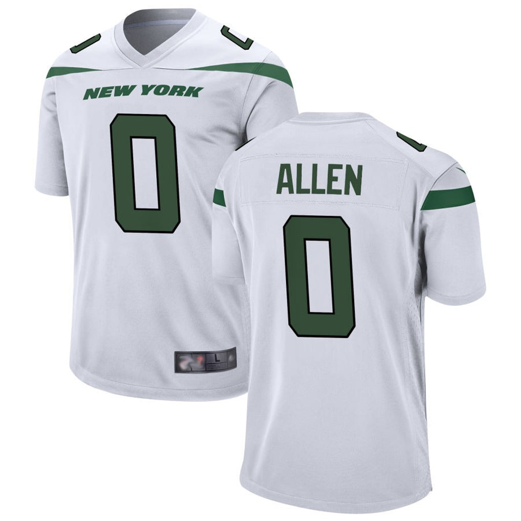 NY.Jets #0 Braelon Allen Player White Game Football Jerseys football jersey product view 1