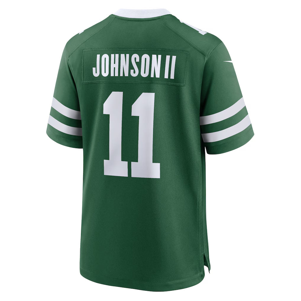 NY.Jets #11 Jermaine Johnson II Player Green Home Game Football Jerseys football jersey product view 1