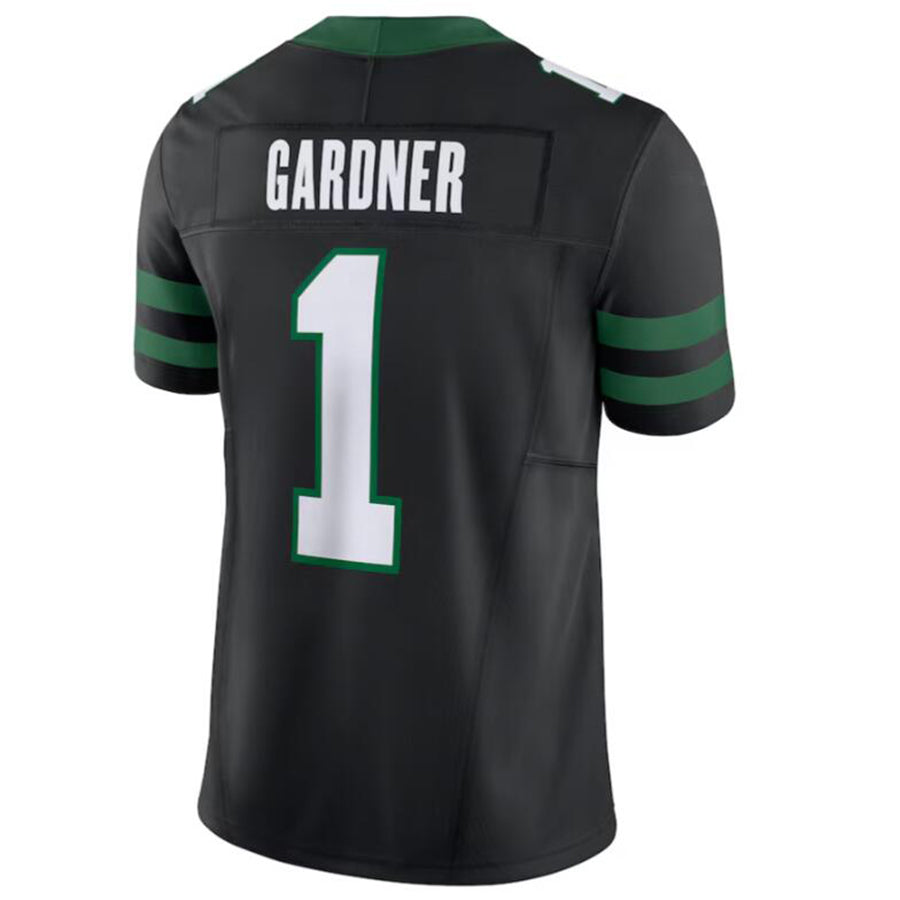 #1 Ahmad Sauce Gardner Player NY.Jets Black Vapor F.U.S.E. Limited Football Jerseys football jersey product view 1