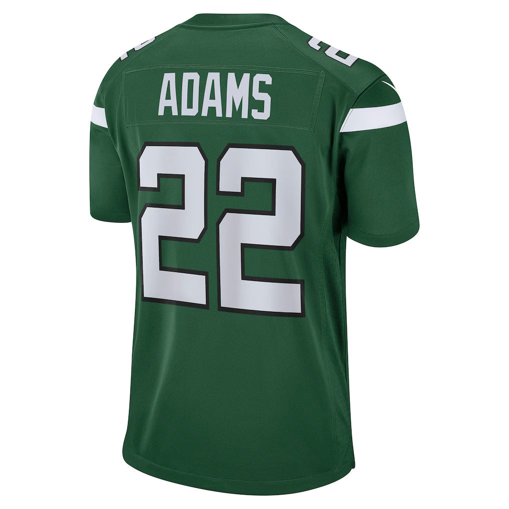 NY.Jets #22 Tony Adams Player Green Game Football Jerseys football jersey product view 1