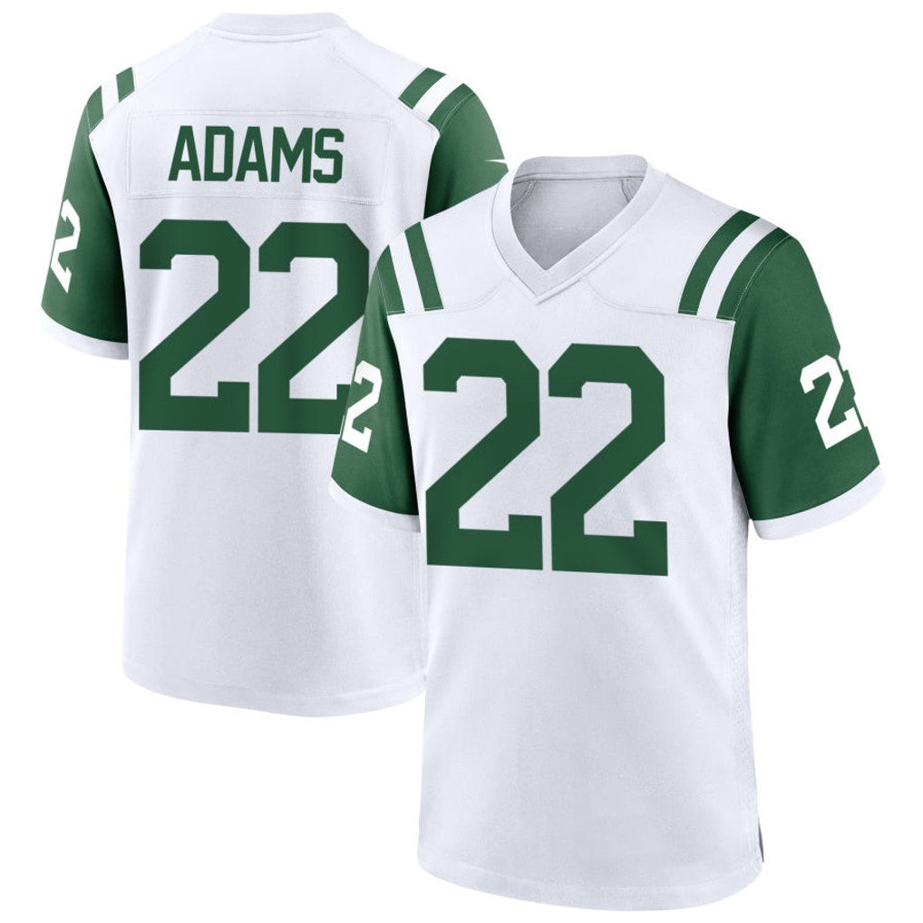 NY.Jets #22 Tony Adams Player White Classic Alternate Game Football Jerseys football jersey product view 1