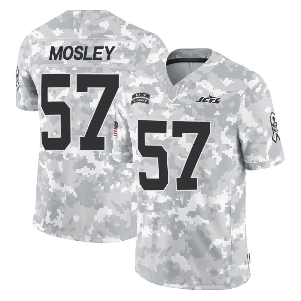 NY.Jets #57 C.J. Mosley Player Arctic Camo Salute to Service Limited Football Jerseys football jersey product view 1