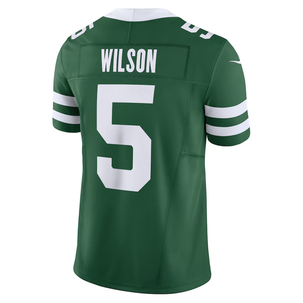 NY.Jets #5 Garrett Wilson Player Green Vapor F.U.S.E. Limited Football Jerseys football jersey product view 1